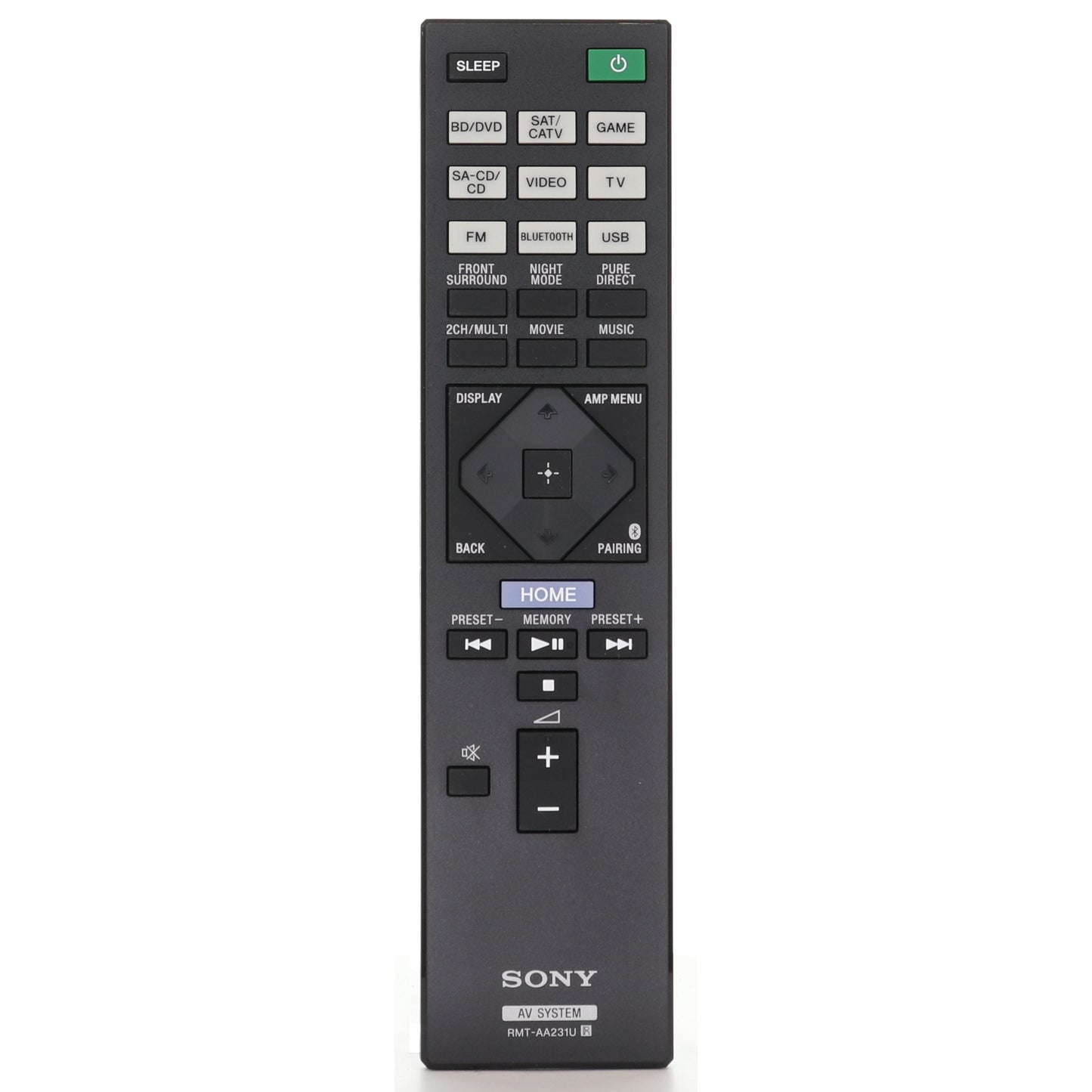 Sony RMT-AA231U Receiver Remote Control - RMTAA231U
