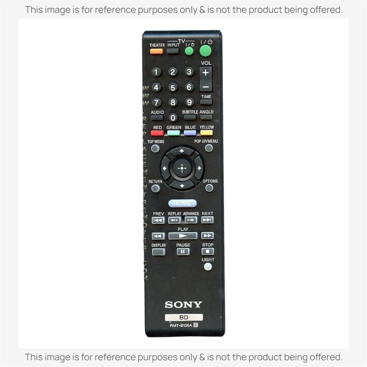 Sony RMT-B105A Blu-ray Disc Remote Control - 1-487-286-11