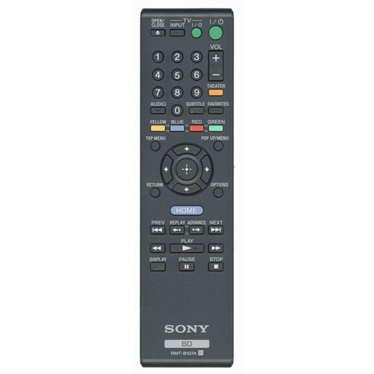 Sony RMT-B107A Blu-ray Disc Remote Control - 1-487-673-11