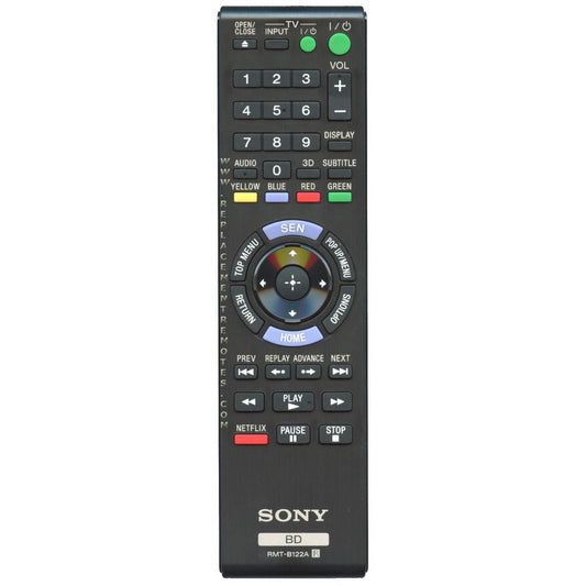 Sony RMT-B122A Blu-ray Disc Remote Control - 1-489-969-12