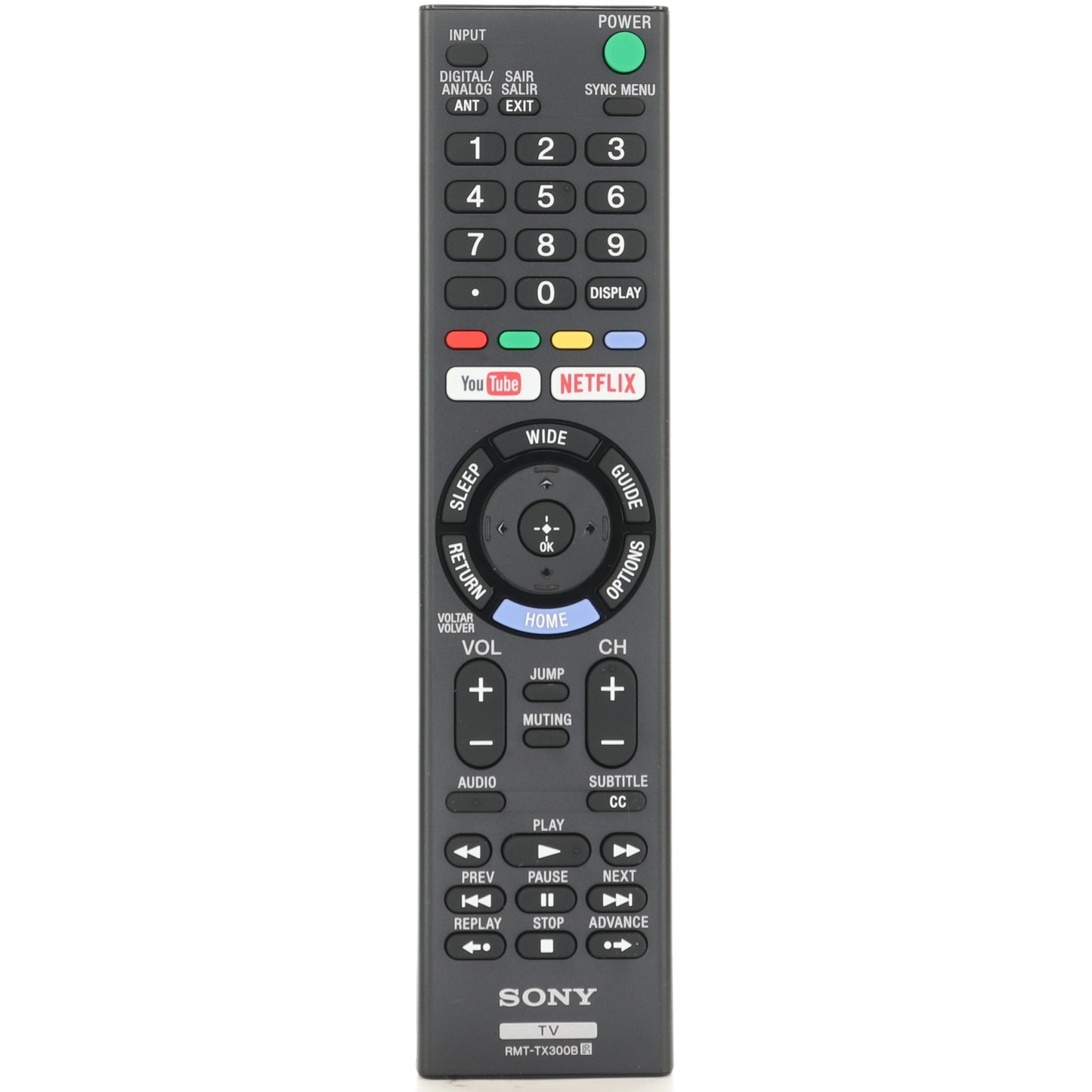 Sony RMT-TX300B TV Remote Control - RMTTX300B