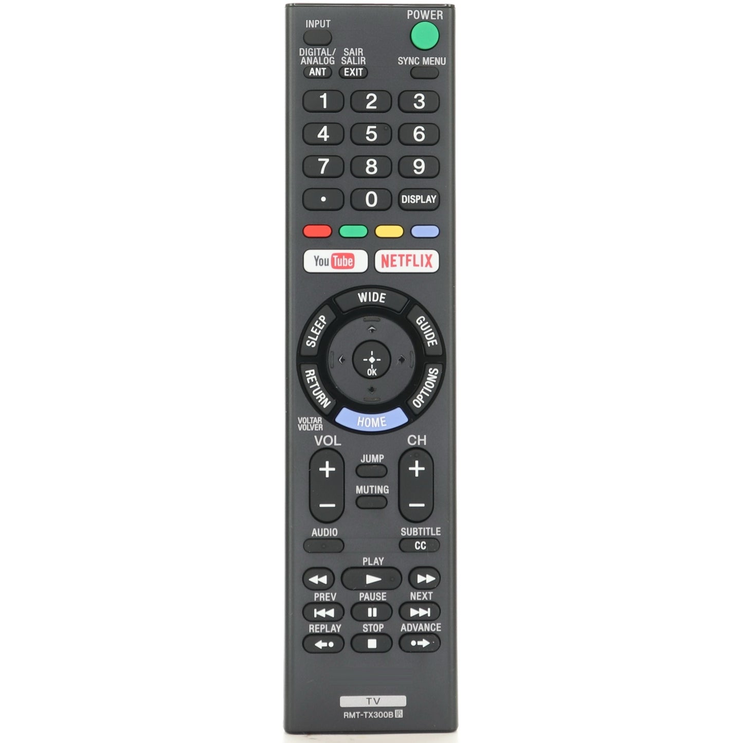 Sony RMT-TX300B TV Remote Control - RMTTX300B