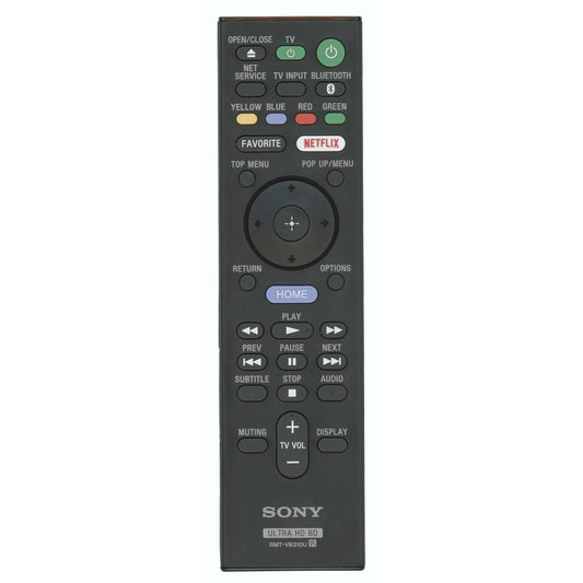Sony RMT-VB310U Ultra HD BD Blu-ray Remote Control - 1-493-284-11