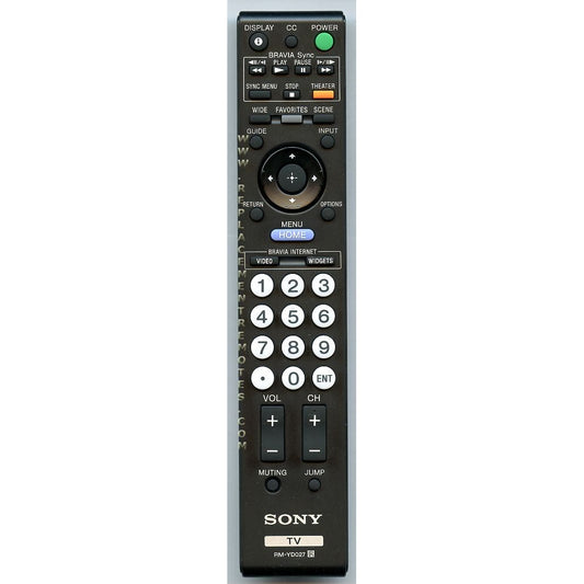 Sony RM-YD027 TV Remote Control - RMYD027