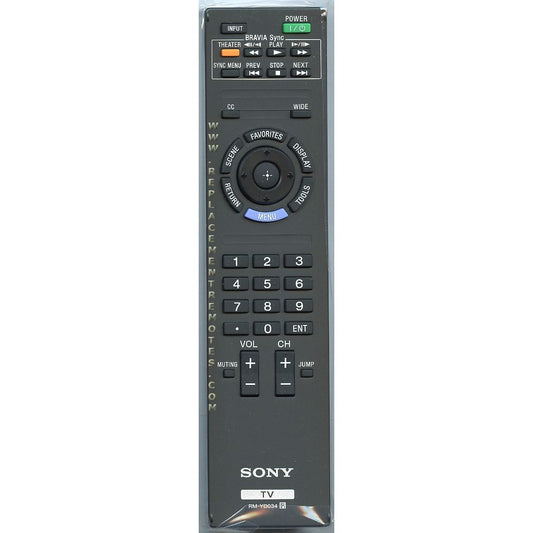 Sony RM-YD034 TV Remote Control - RMYD034