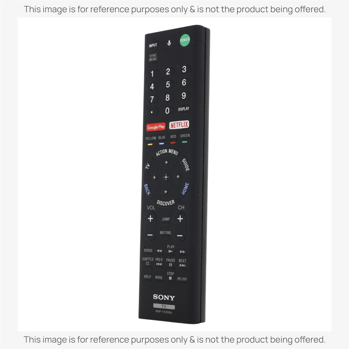 Sony RMF-TX200U Smart Google TV Remote Control | RF | Voice - 1-493-127-11 / 1-493-127-21