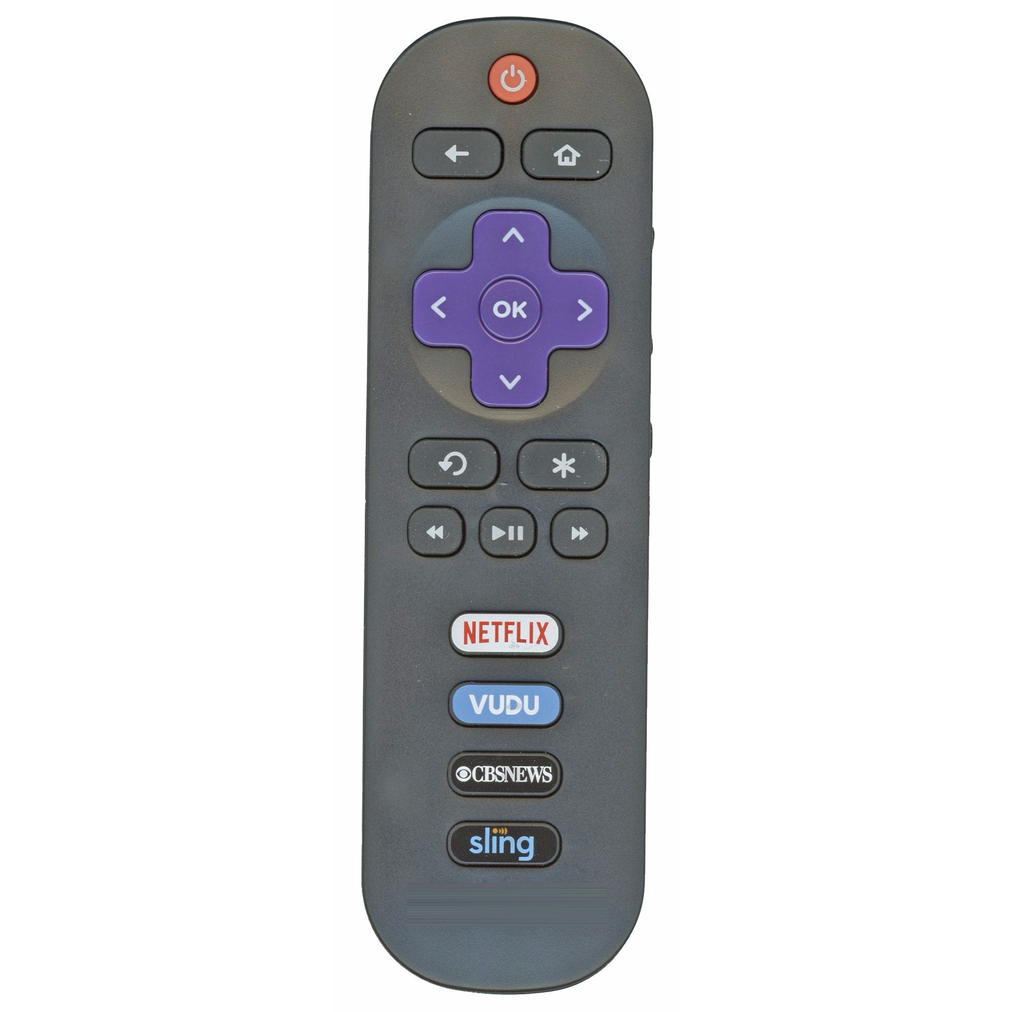 TCL RC280 Roku TV Remote Control - Netflix, Vudu, CBS, Sling - 06-IRPT ...