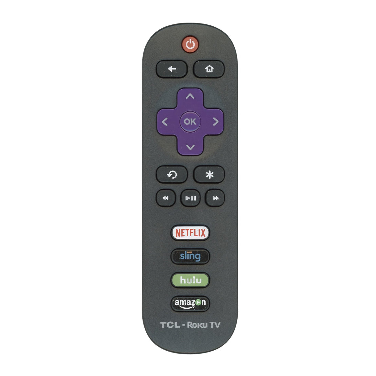 TCL RC280J Roku TV Remote Control - 06-IRPT20-NRC280J