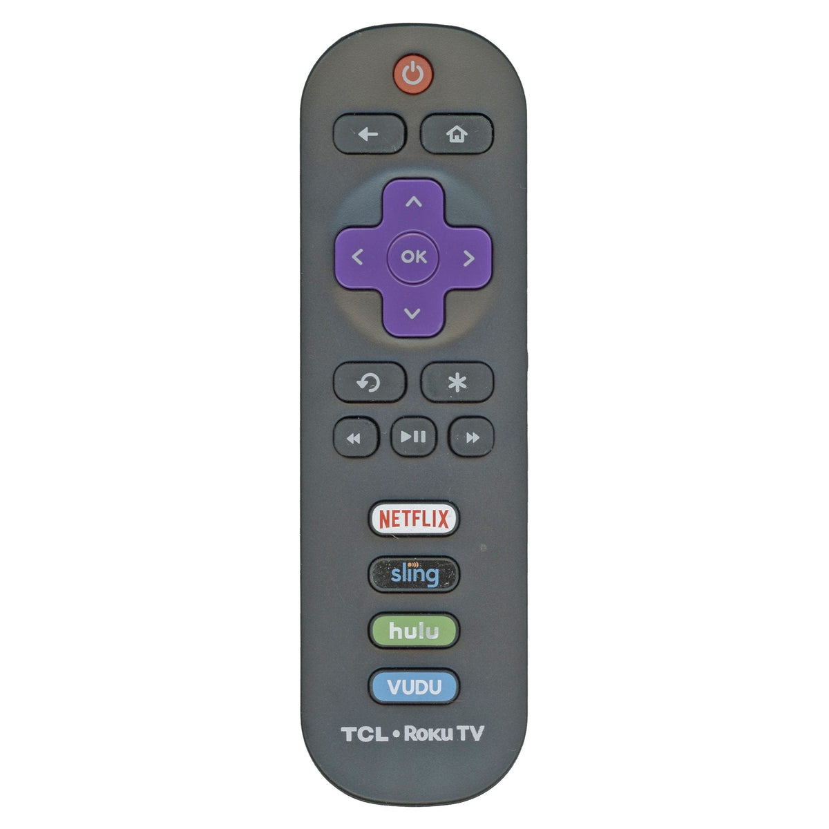 TCL RC280J Roku TV Remote Control - 06-IRPT20-IRC280J