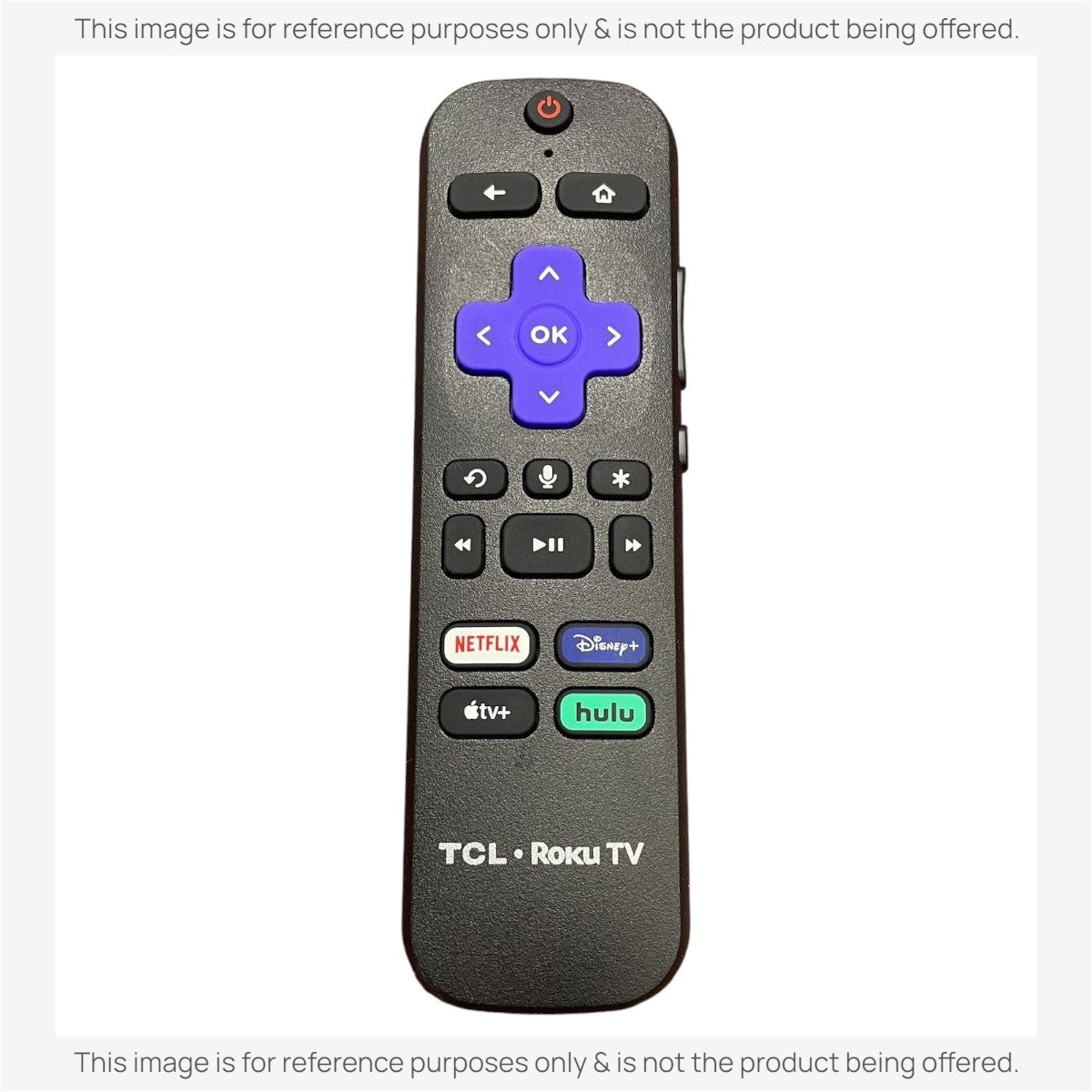 TCL RCEL5 FOR ROKU with Voice TV Remote Control - RC-EL5, 21001-000011