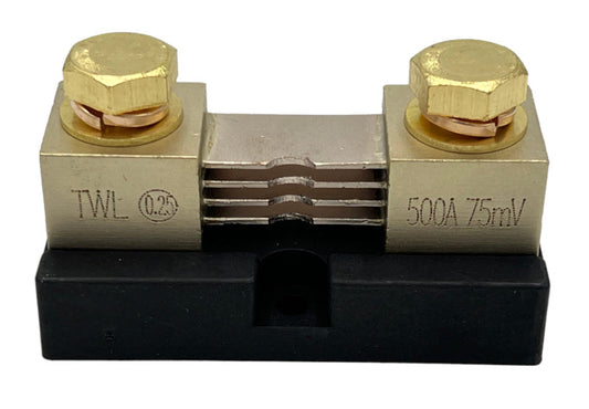 500A / 75mV Shunt with Mounting Base, 0.25%