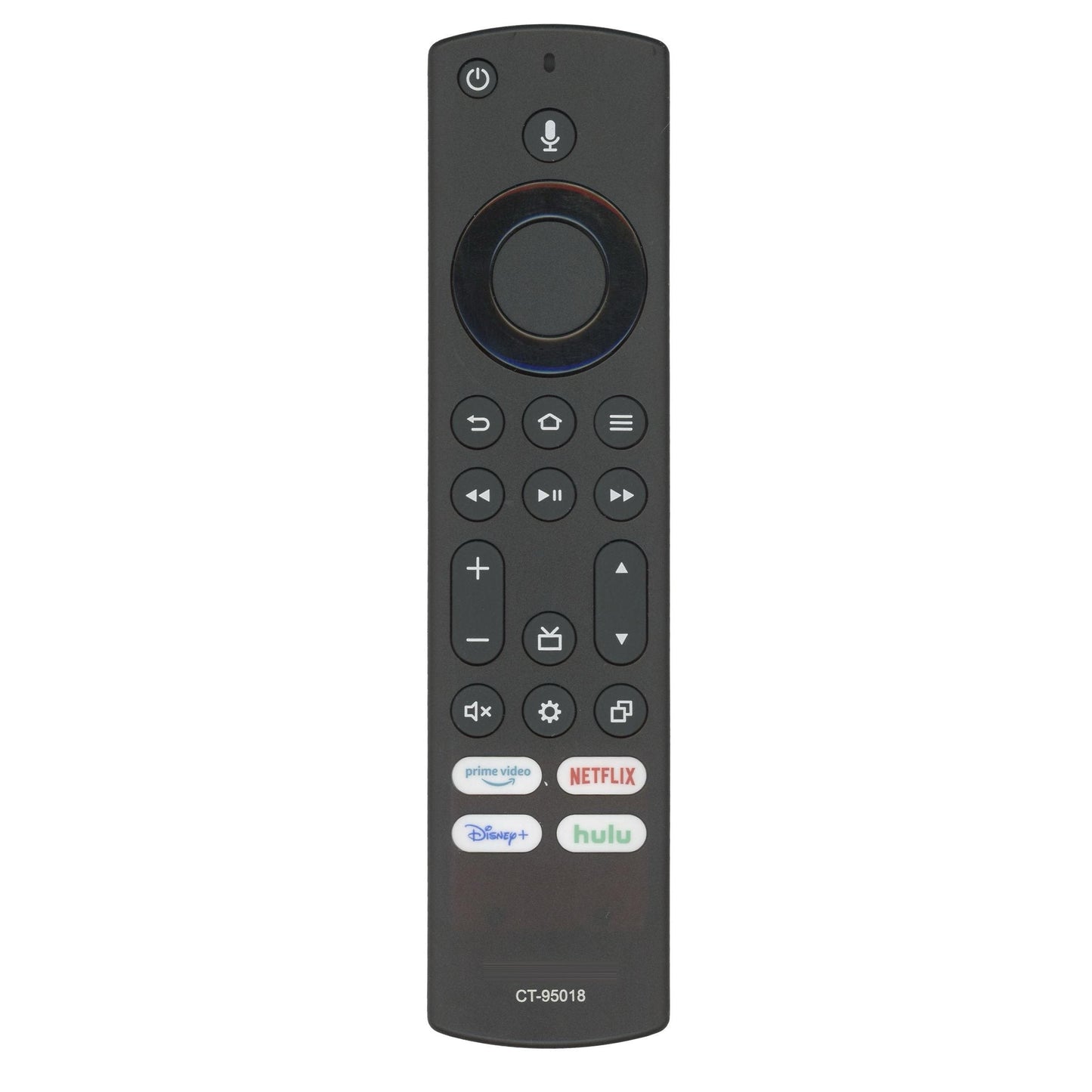 Toshiba CT-95018 Fire TV Remote Control | Voice | Prime Video | Netflix | Disney+ | Hulu - 286941