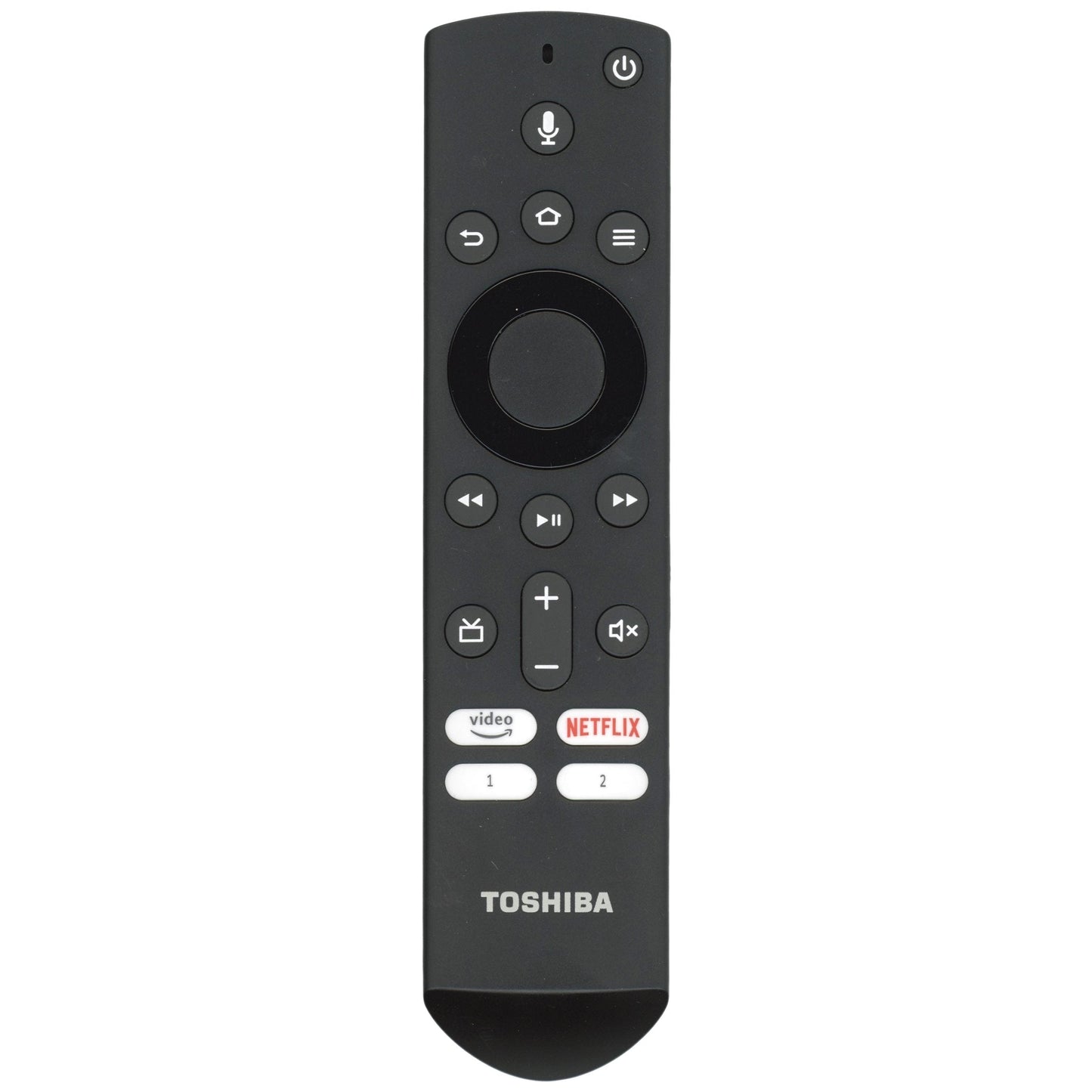 Toshiba / Insignia CT-RC1US-19 V1 FIRE 2017 TV Remote Control | Voice | Prime Video | Netflix | Fav 1 | Fav 2 - CTRC1US19V1