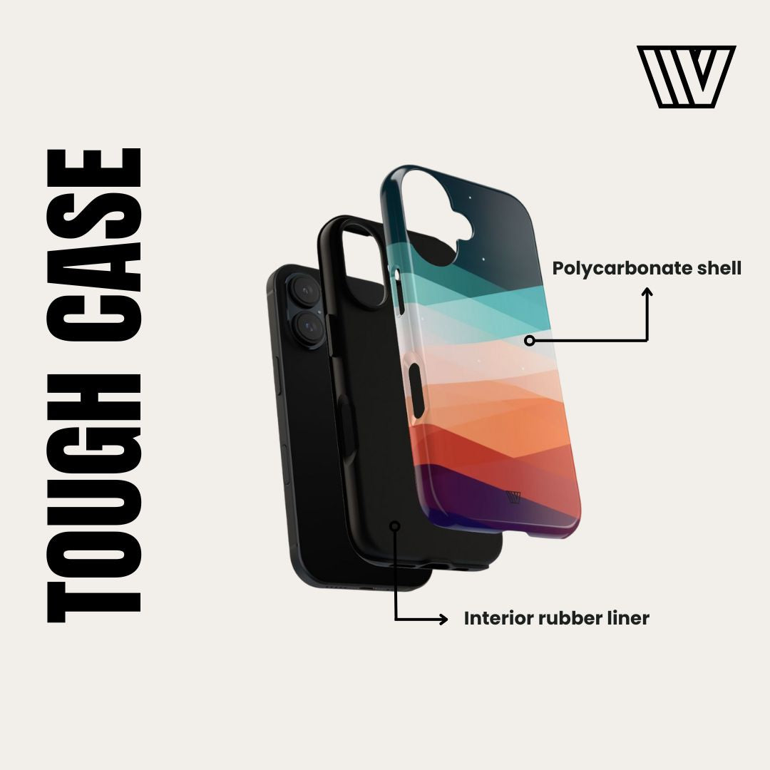 ABSTRACT SPIRAL ORANGE | Tough Phone Case