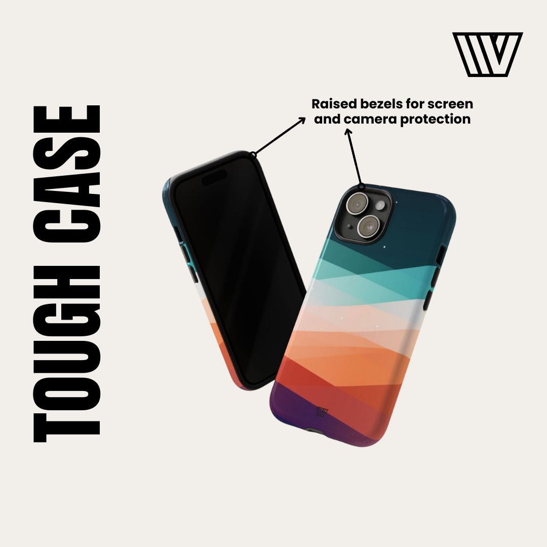 BLUE HAZE DOTS | Tough Phone Case