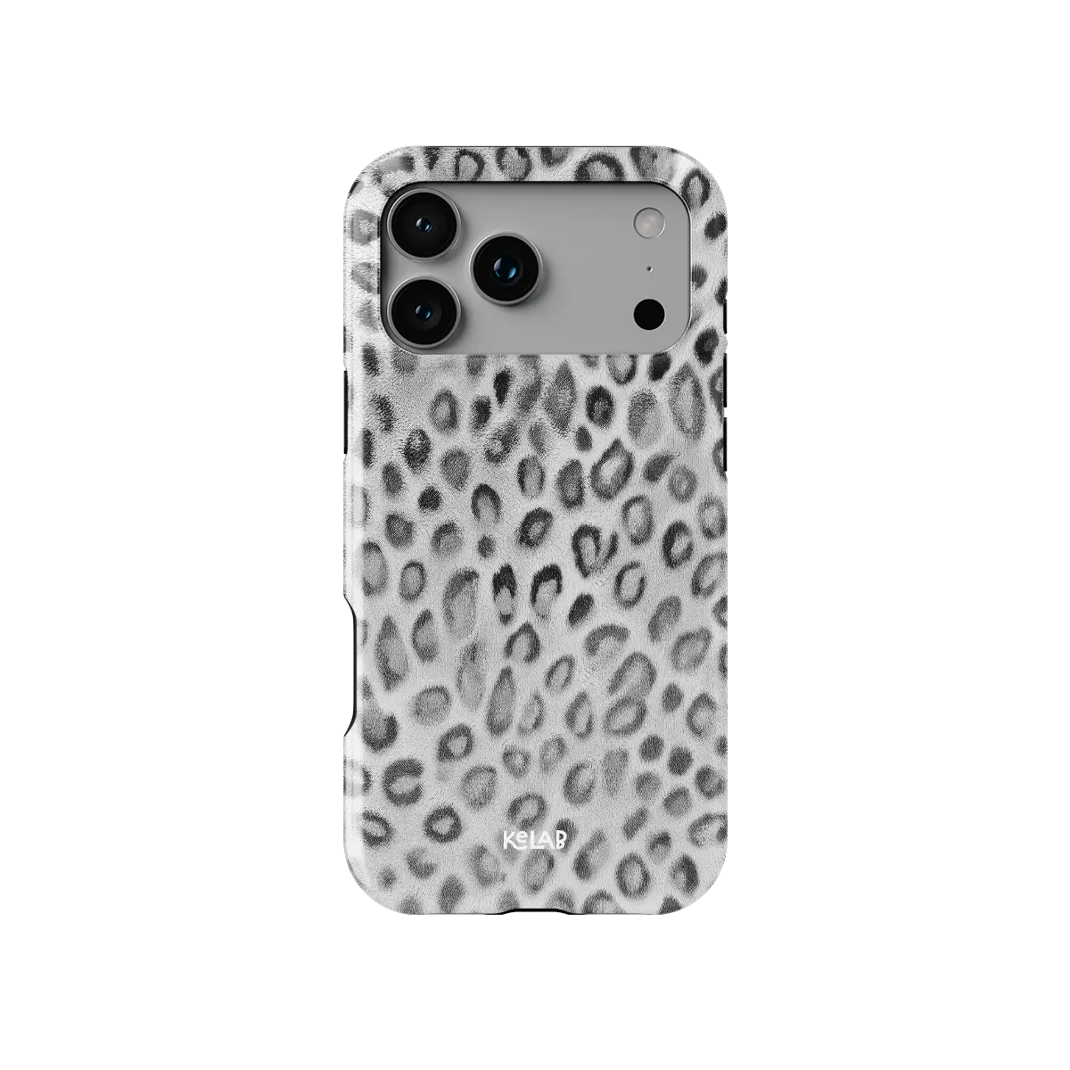 Platinum Predator | Silver Cheetah Print Phone Case