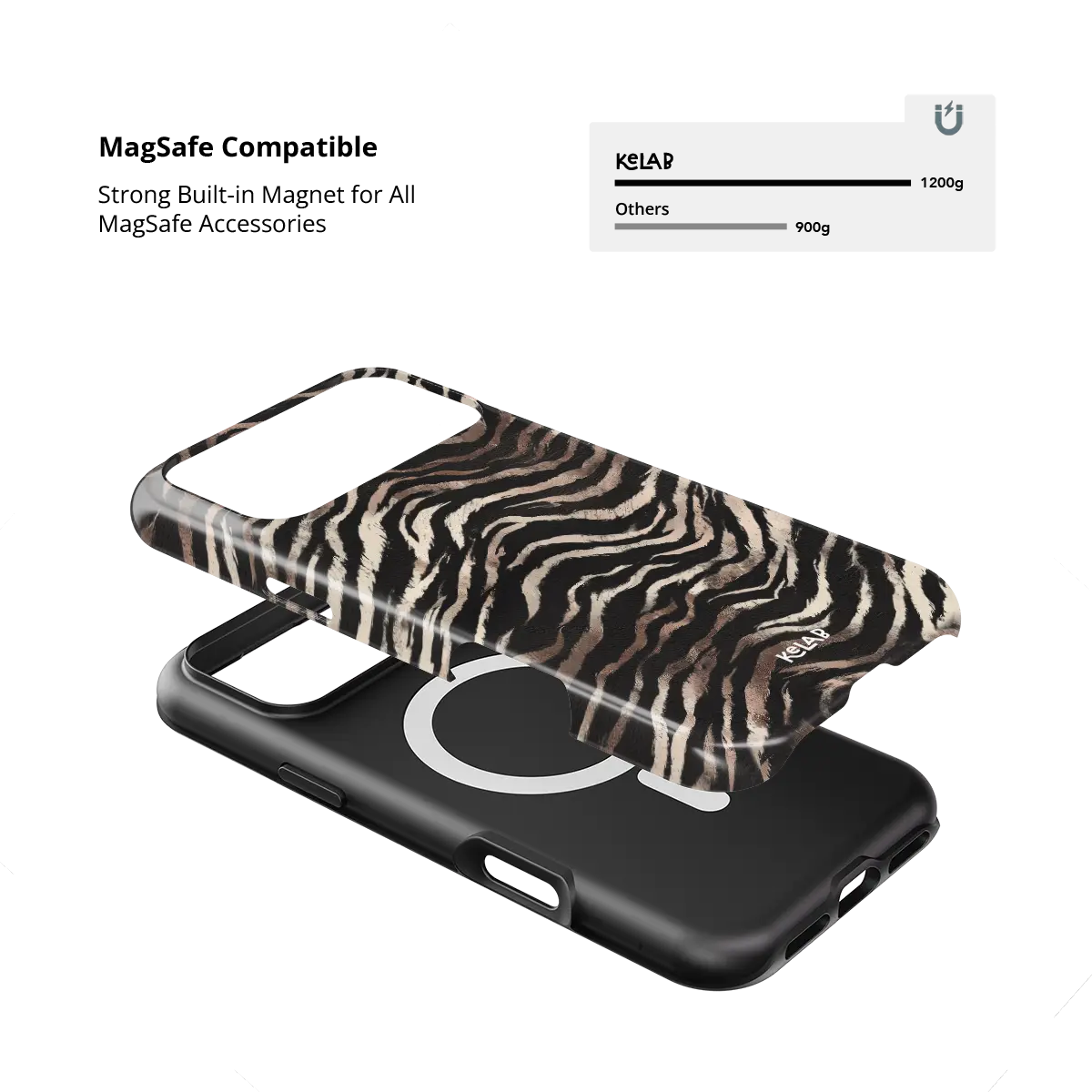 Shadow Striker | Zebra Stripe Phone Case