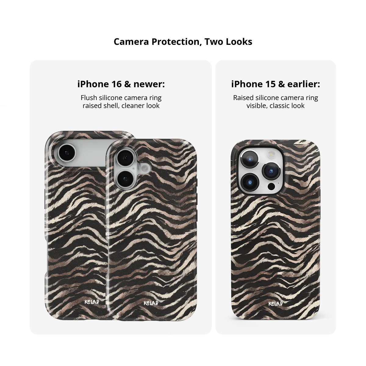 Shadow Striker | Zebra Stripe Phone Case