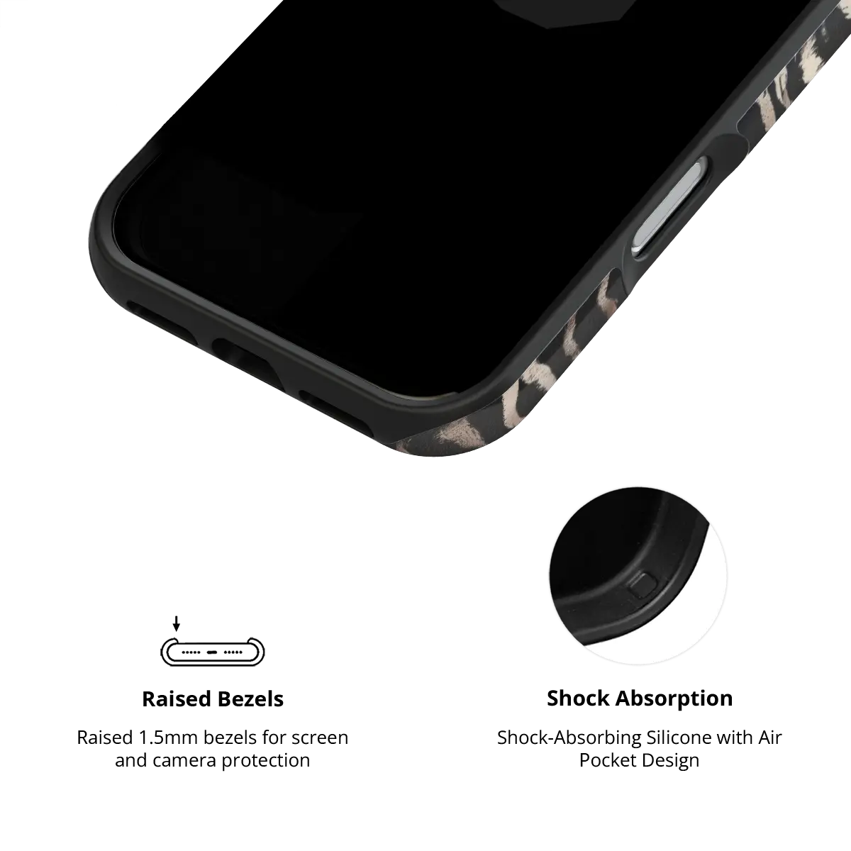 Shadow Striker | Zebra Stripe Phone Case