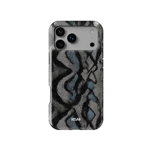 Viper Mesh | Teal Snakeskin Phone Case