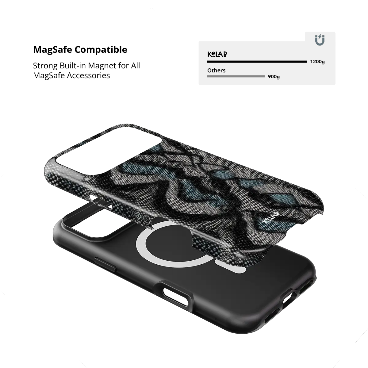 Viper Mesh | Teal Snakeskin Phone Case