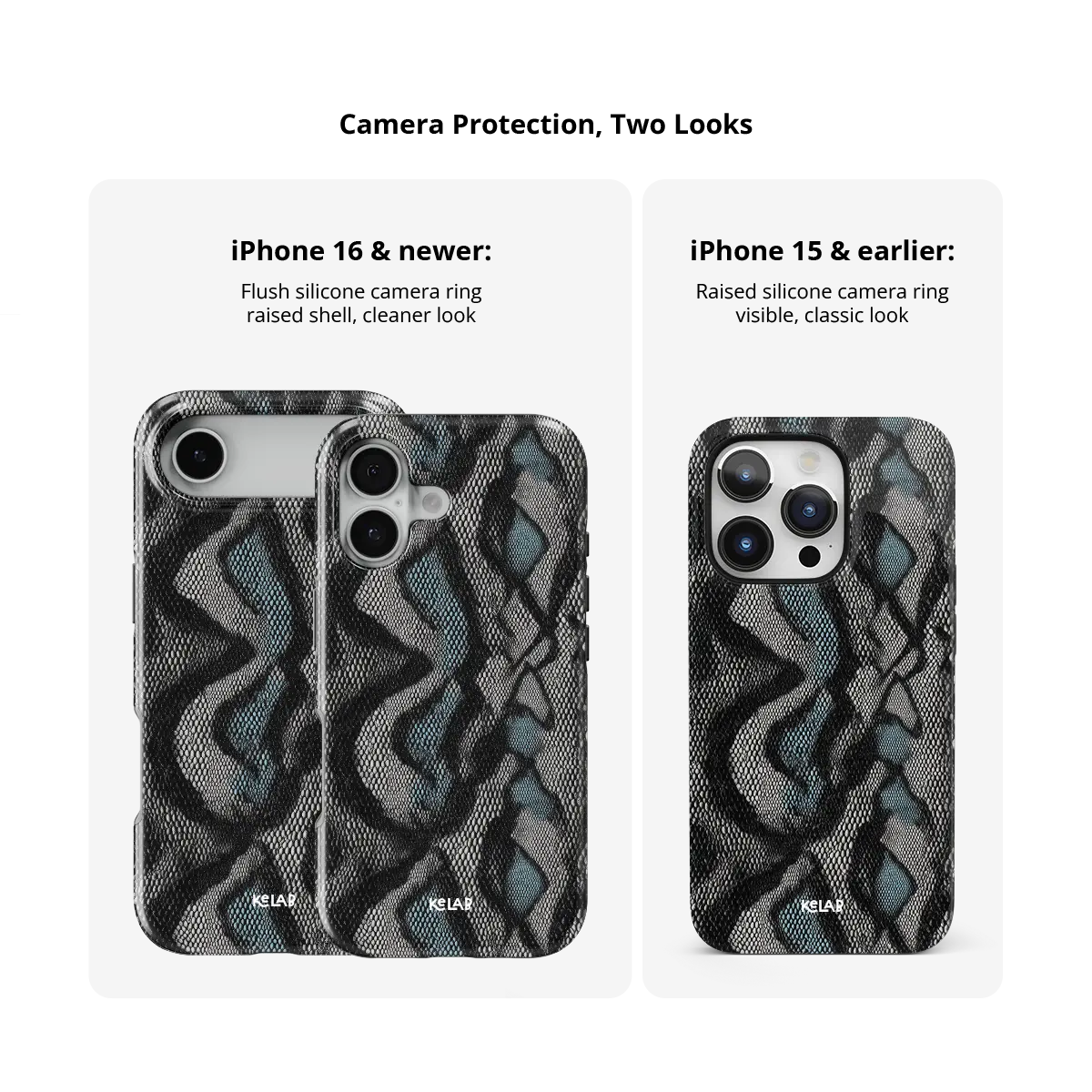 Viper Mesh | Teal Snakeskin Phone Case
