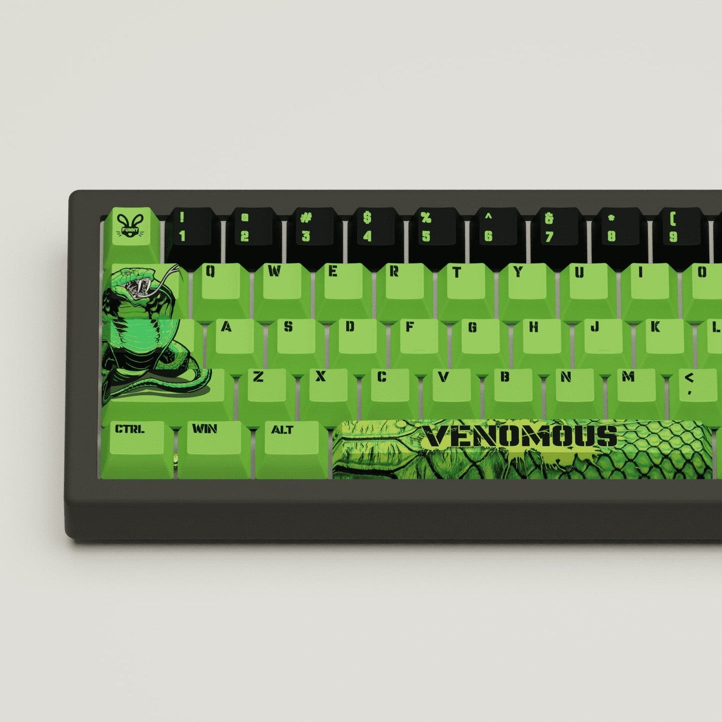 Venomous Design Keycaps and Mechanical Keyboard