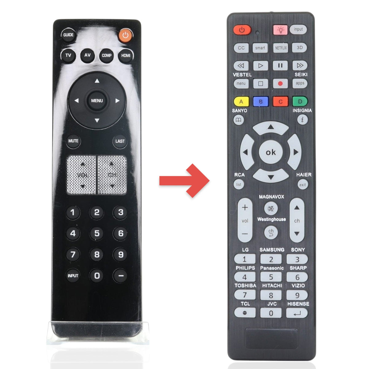 Vizio VR2 TV Remote Control