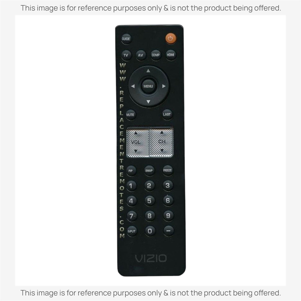 Vizio VR2P Standard TV Remote Control | IR - 098003053030