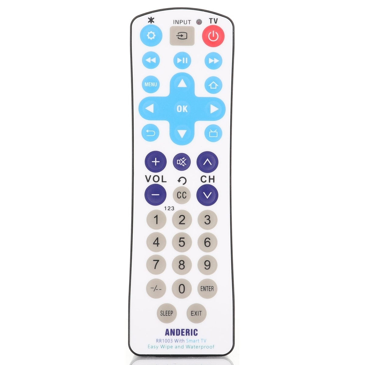 RCA 38W766 Antimicrobial 1-Device Universal Remote Control