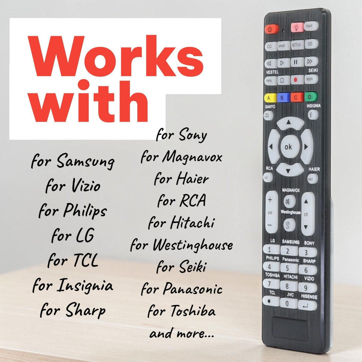 Vizio VR2 TV Remote Control