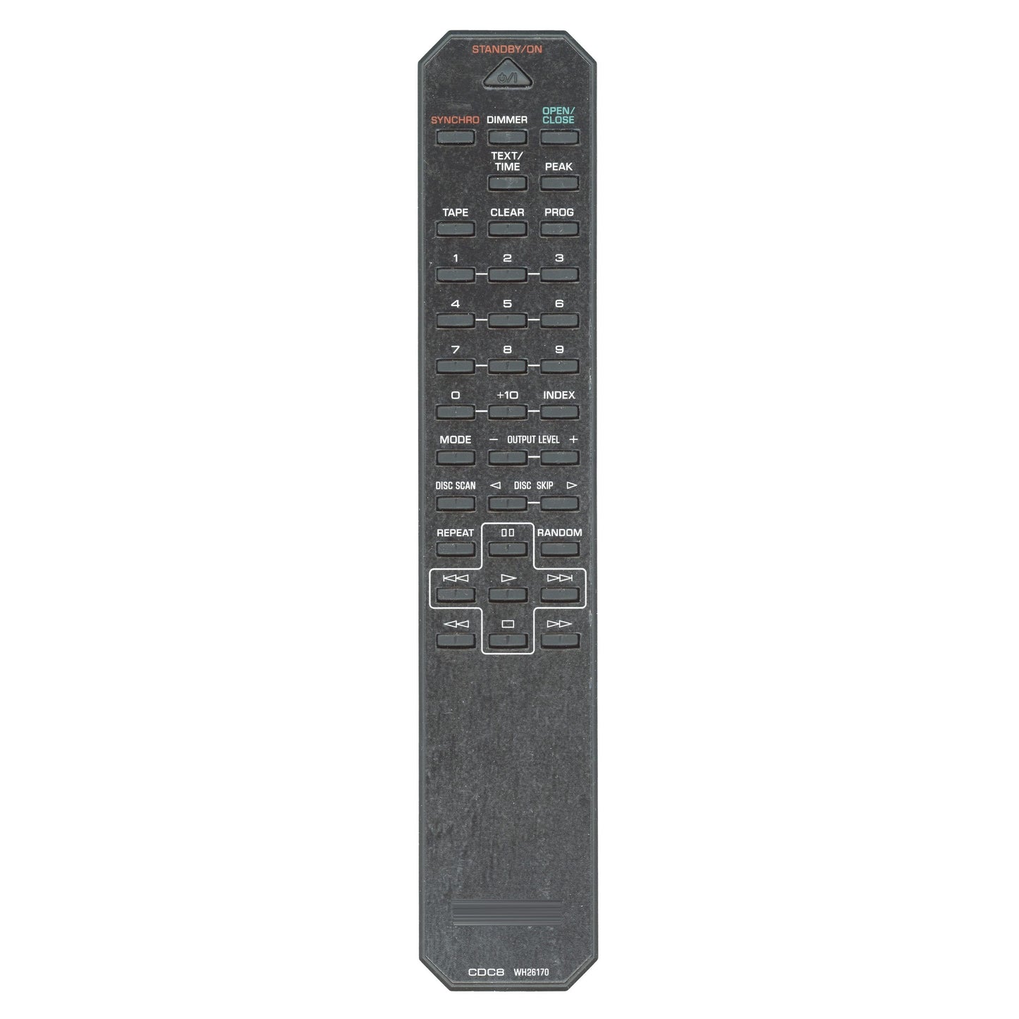 Yamaha CDC8 CD Player Audio Remote Control - WH261700