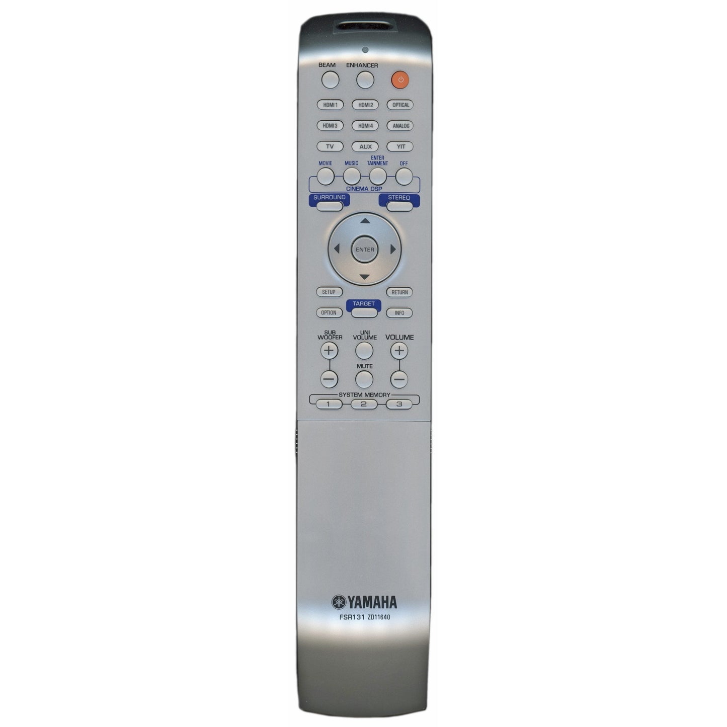 Yamaha FSR131 Sound Bar Remote Control - ZD116400
