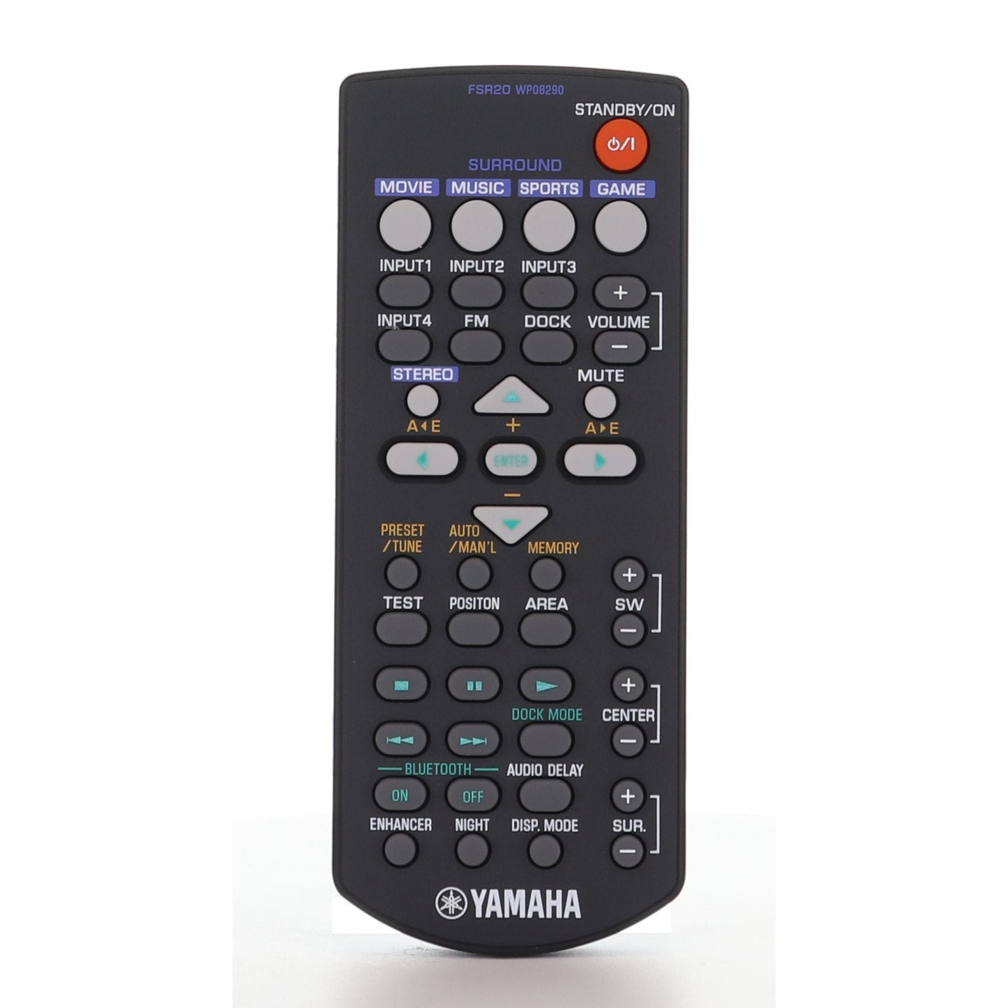 Yamaha FSR20 Sound Bar Remote Control - WP082900