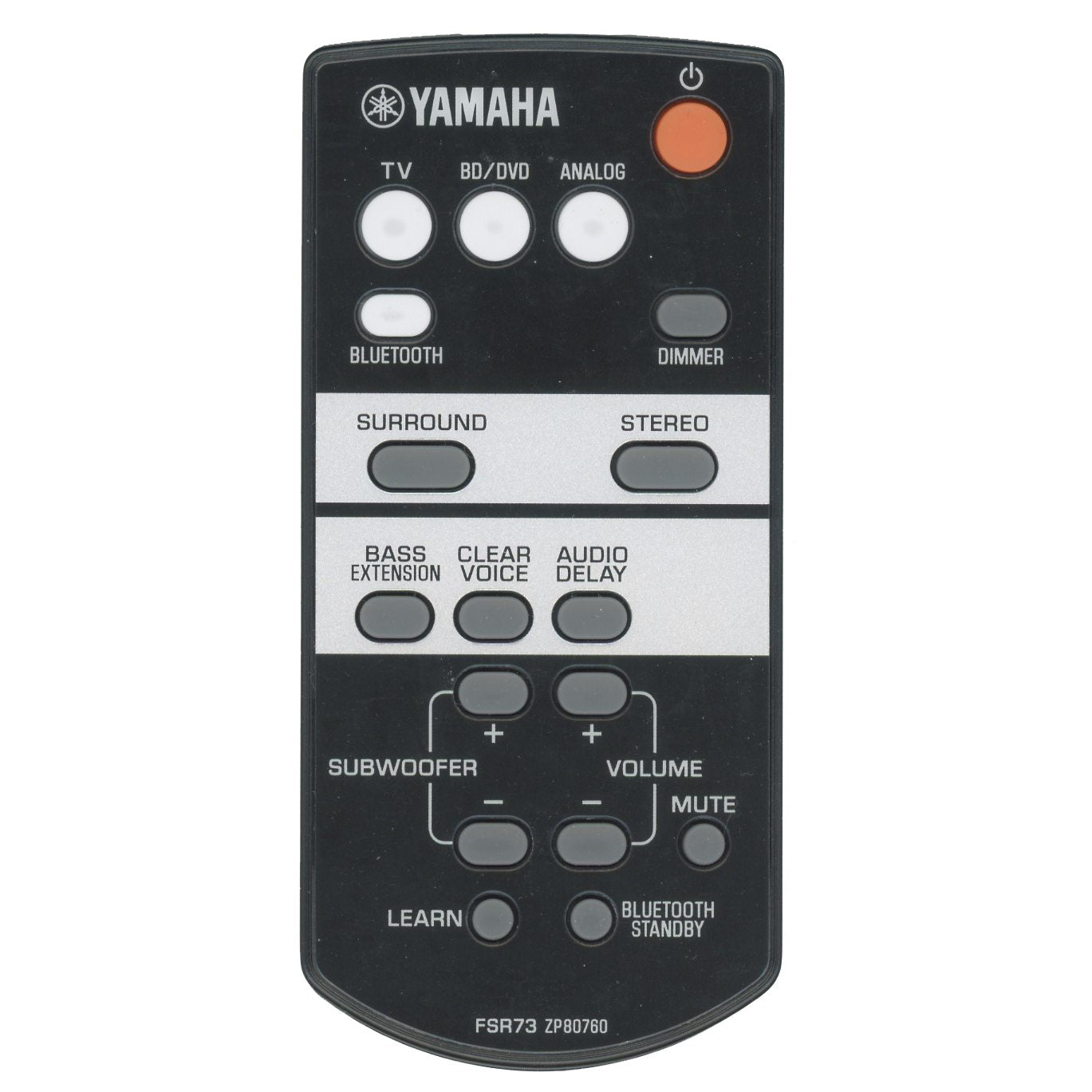 Yamaha FSR73 Sound Bar Remote Control - ZP807600