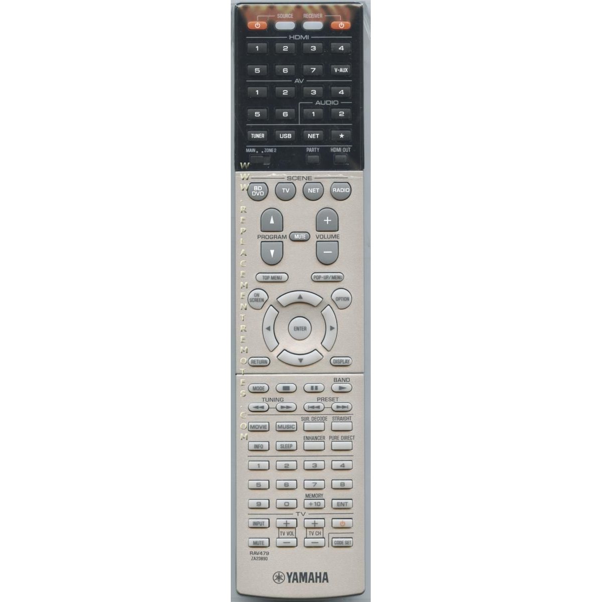 Yamaha RAV479 Receiver Remote Control