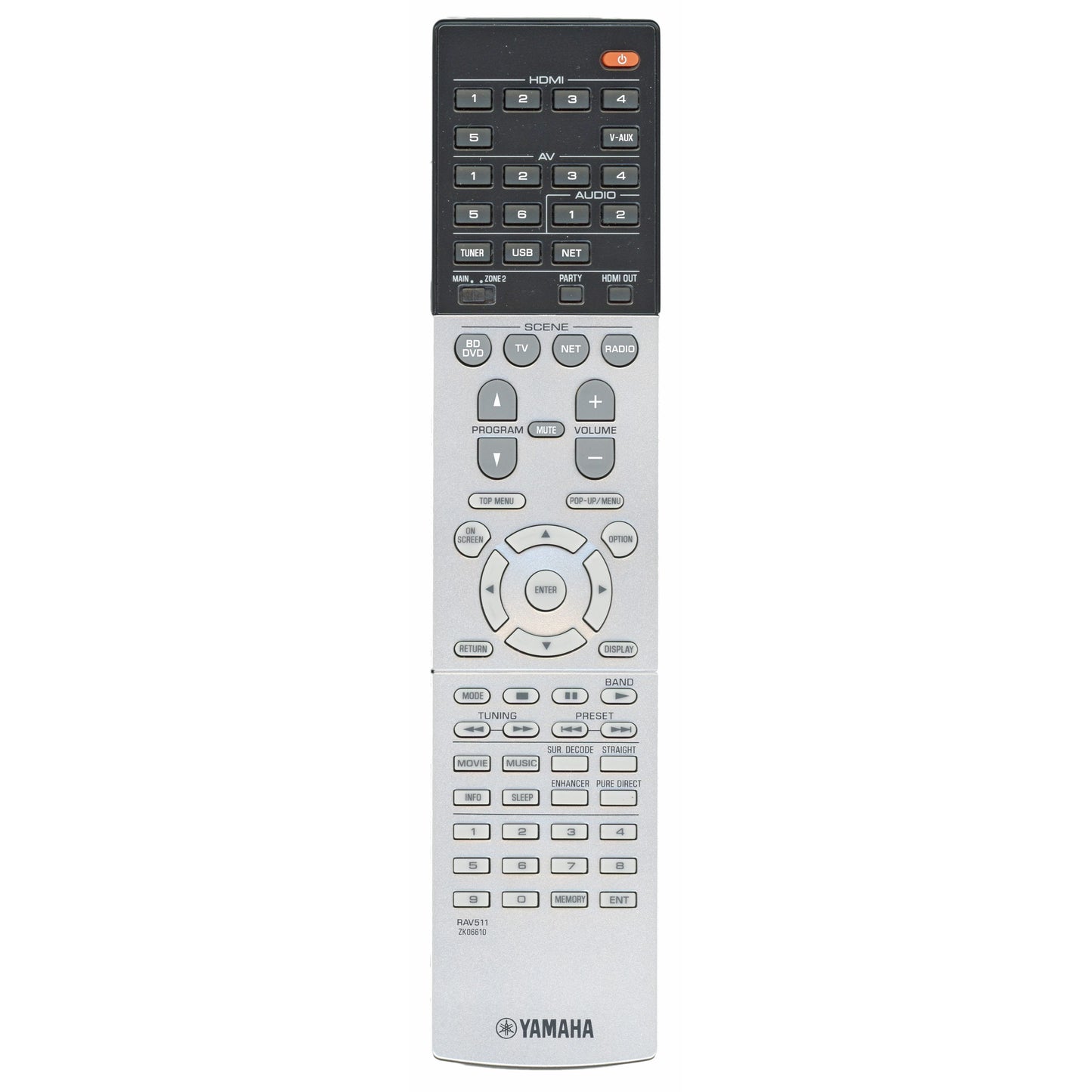 Yamaha RAV511 Receiver Remote Control