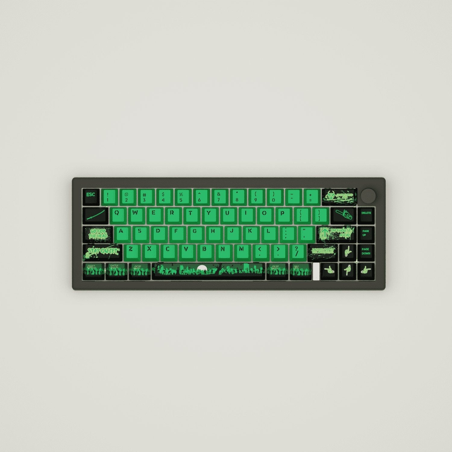 Zombie Design Keycaps and Mechanical Keyboard – DigiDevice